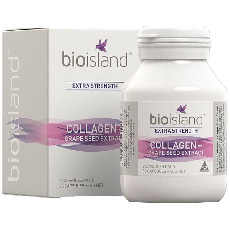 Bio Island 胶原蛋白葡萄籽胶囊24000mg 60粒