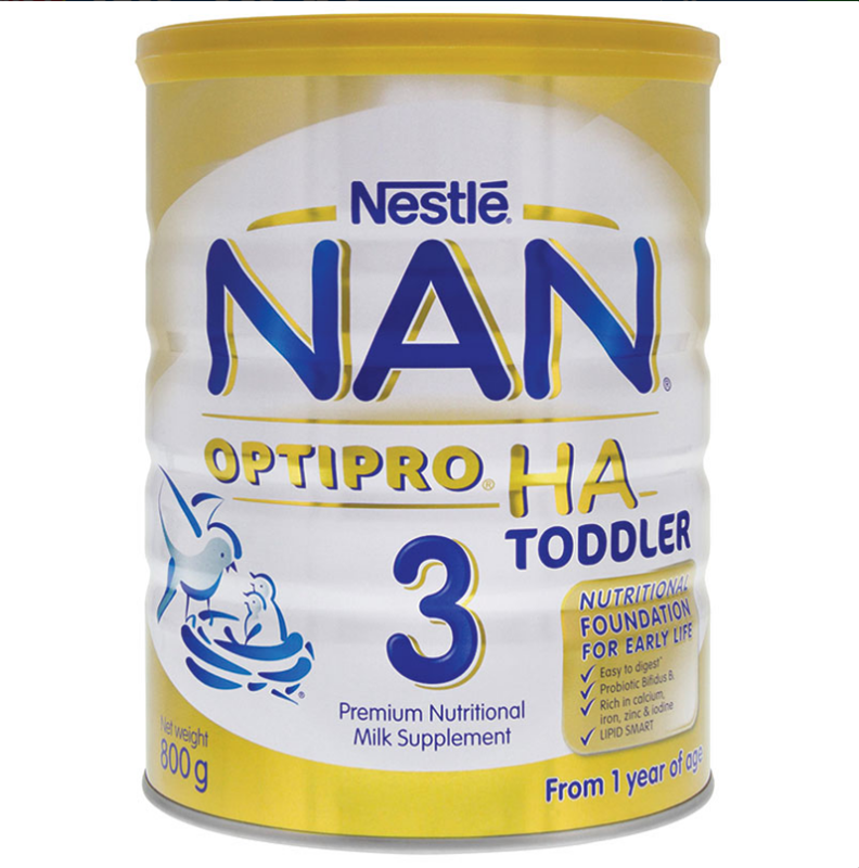 Nestle NAN HA 雀巢超级能恩金盾奶粉3段(1-3岁)800g