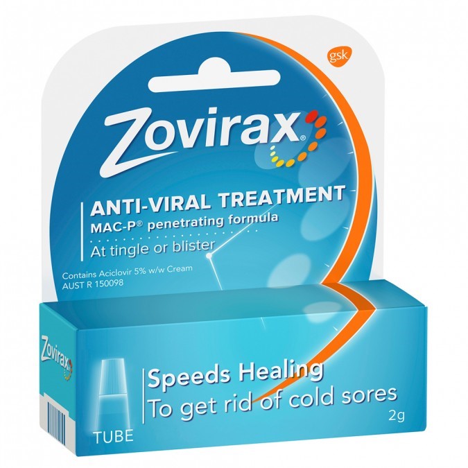 Zovirax 嘴角上火水泡神药/病毒感染 嘴边膏 2g EXP:04/2019