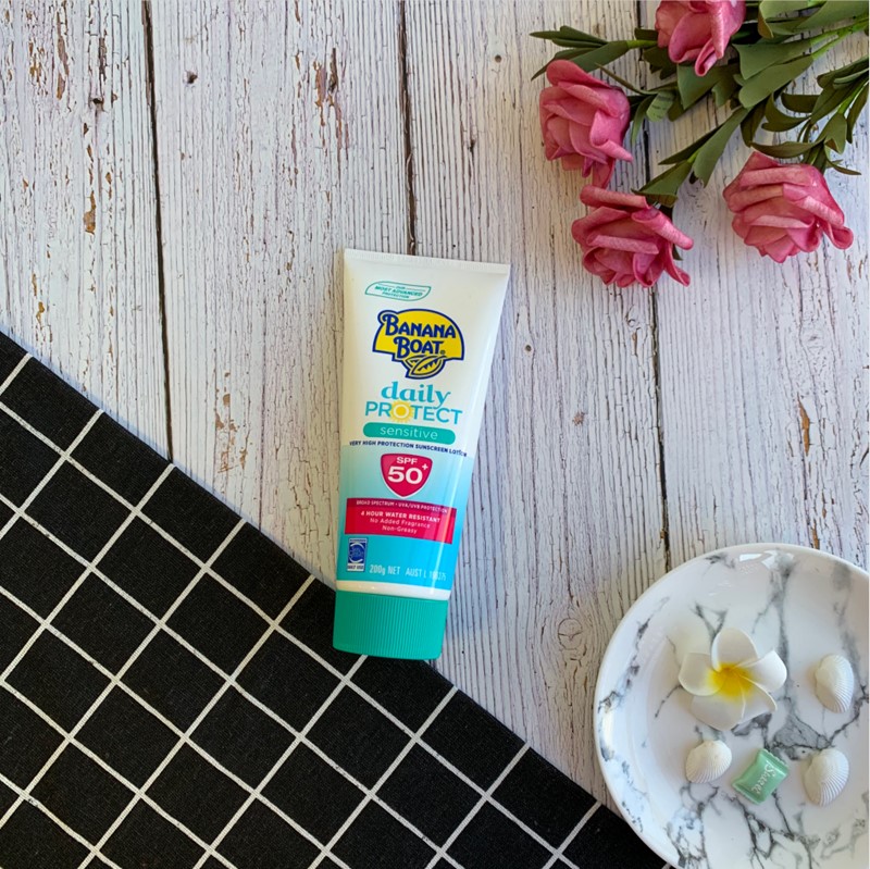 Banana Boat 香蕉船 敏感肌肤防晒乳霜SPF50+ 200g