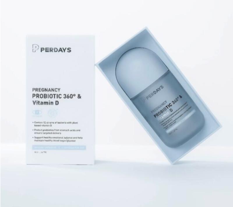 Perdays 孕期全效益生菌+维生素D 30粒