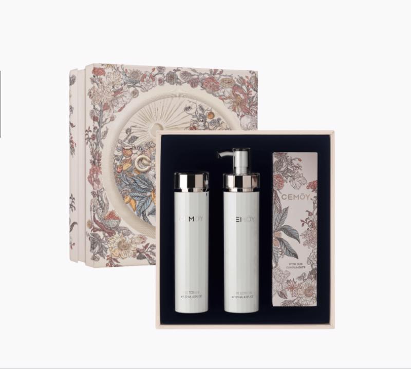 Cemoy 白金流明限量套盒白色 水120ml+乳120ml+洁面15ml+眼霜2ml+面霜2*10ml