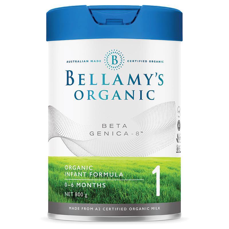 【品牌直发三罐包邮价】Bellamy's Organic 贝拉米白金版有机A2婴儿奶粉 1段 800g