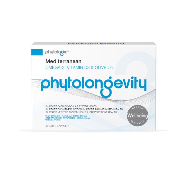 Phytologic 深海鱼油+维生素D3 30粒