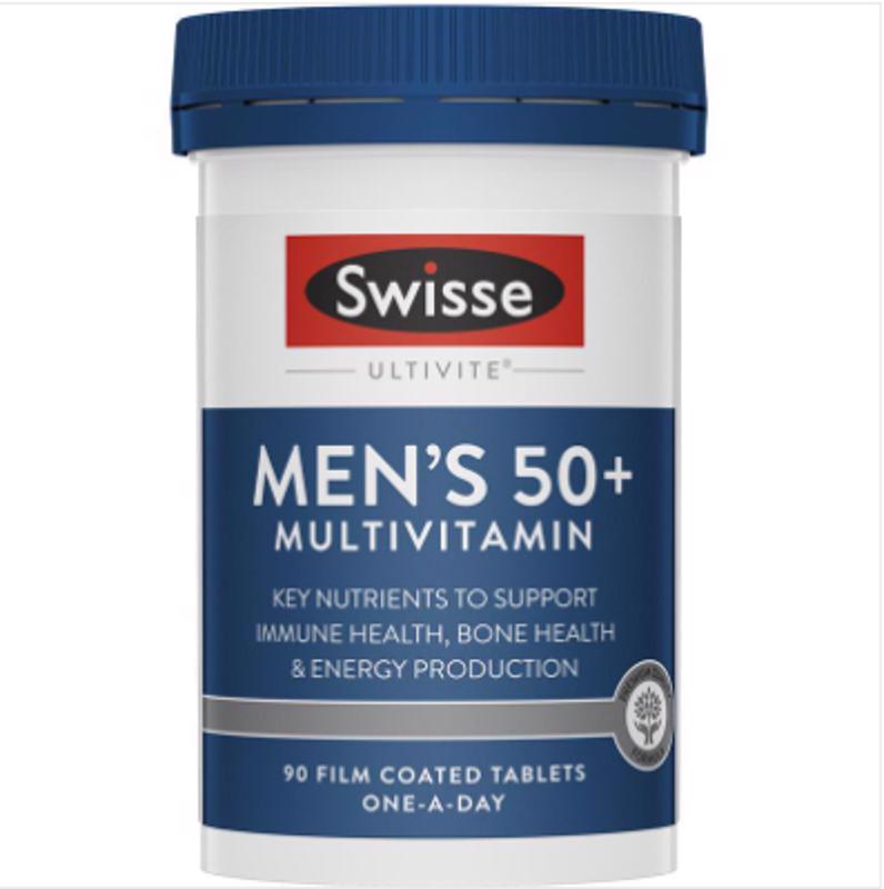 Swisse 男性50岁以上复合维生素 90粒(2027-1)