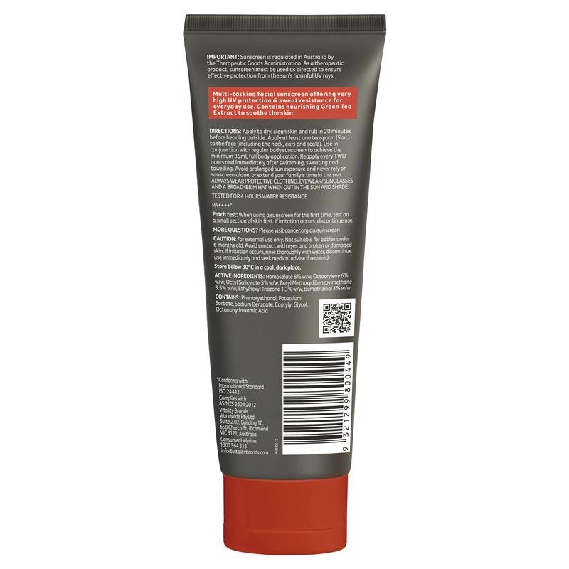 Cancer Council 男士保湿防晒霜 SPF50+ 100ml
