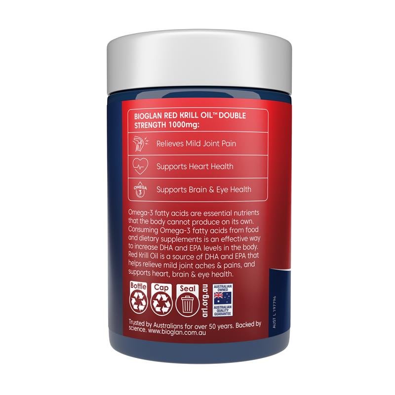 Bioglan 红磷虾油 1000mg 60粒