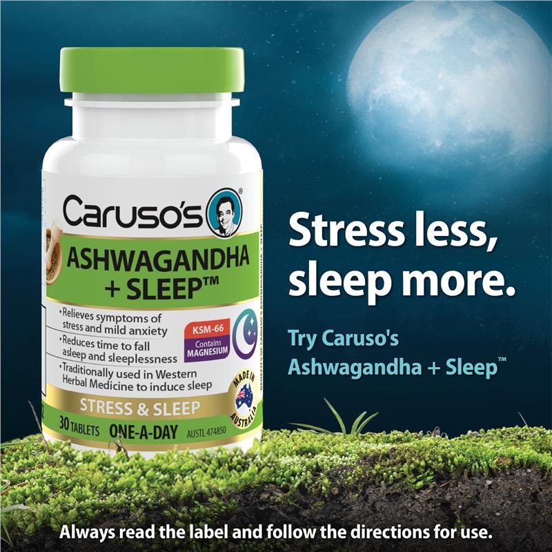 Caruso's 南非醉茄 助眠配方 印度人参+睡眠 30片