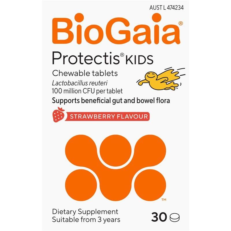 BioGaia 益生菌 咀嚼片 草莓味 30片