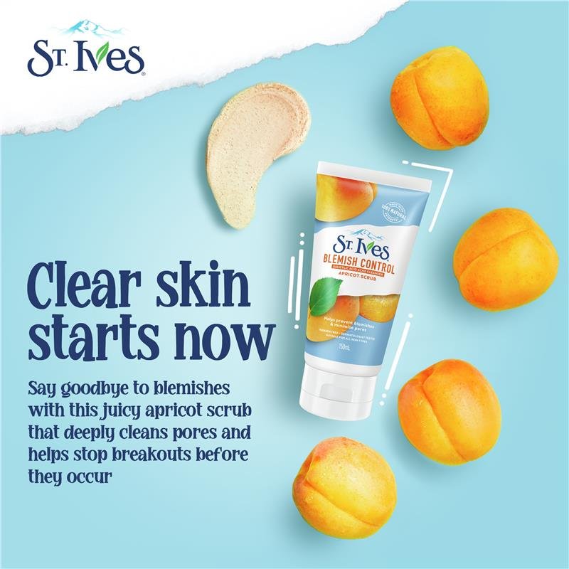 St Ives 杏子温和磨砂膏(控痘)150ml