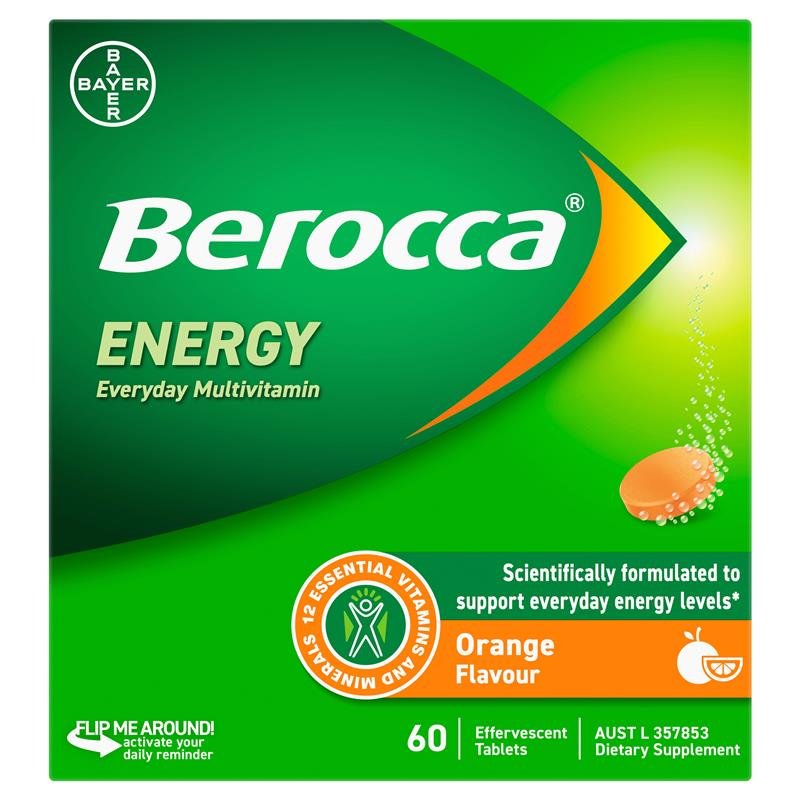 Berocca 活力橙味泡腾片 60片