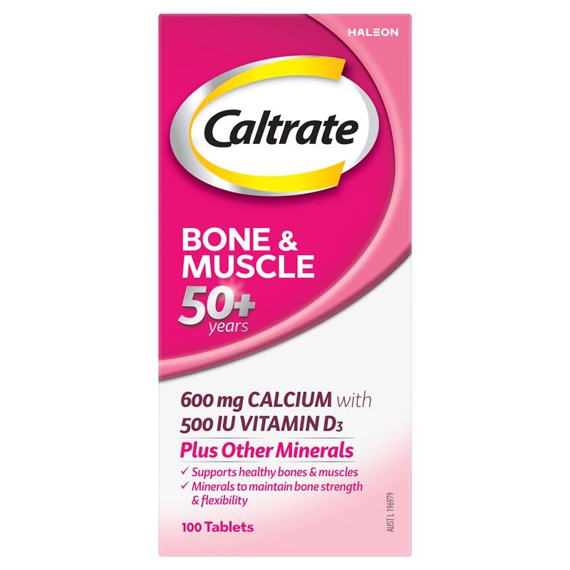 Caltrate钙尔奇 骨骼肌肉50+ 钙+维生素D 100片