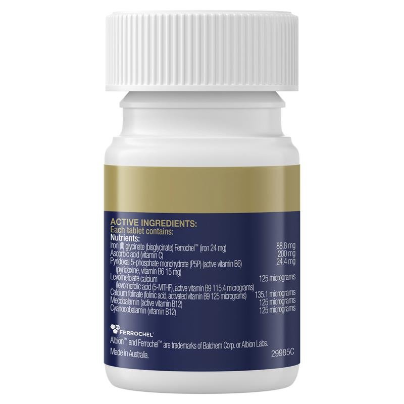 BioCeuticals 缓释铁片 Iron Sustain 30片