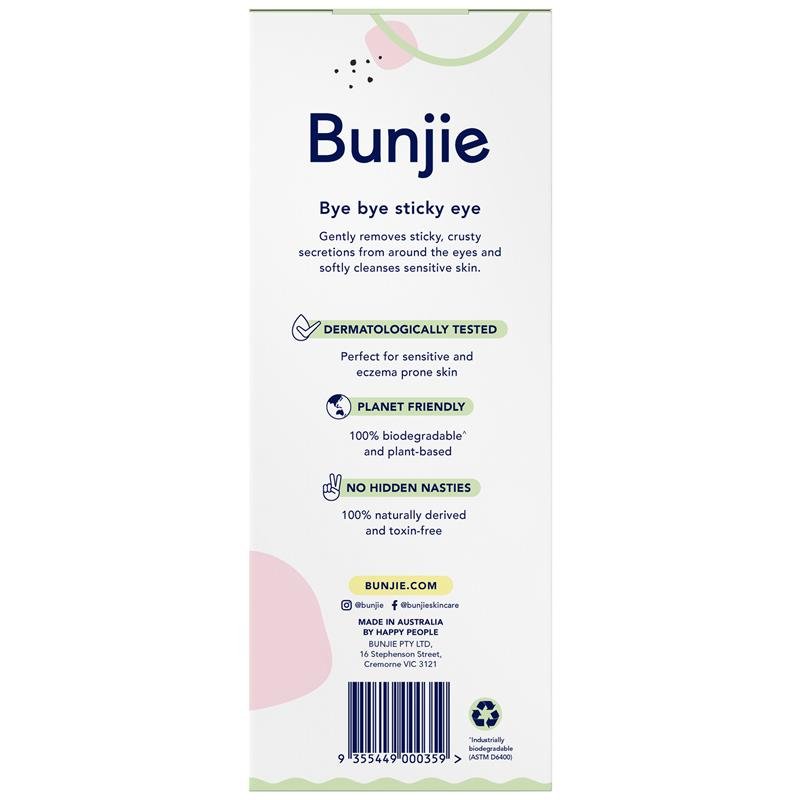 Bunjie 益生菌婴儿眼部湿巾 60片