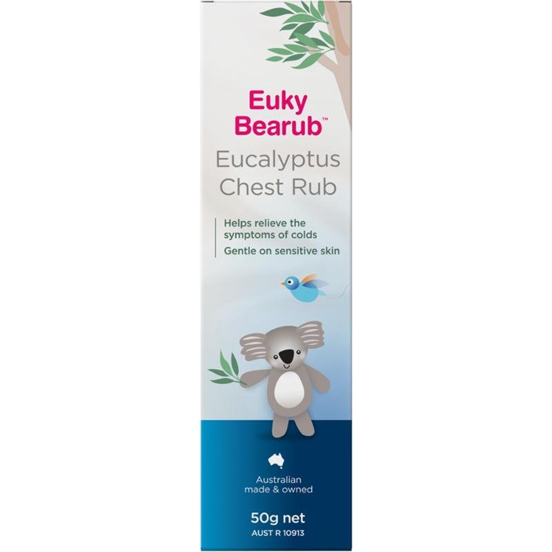 Euky Bear 桉树精油胸部按摩膏 50g