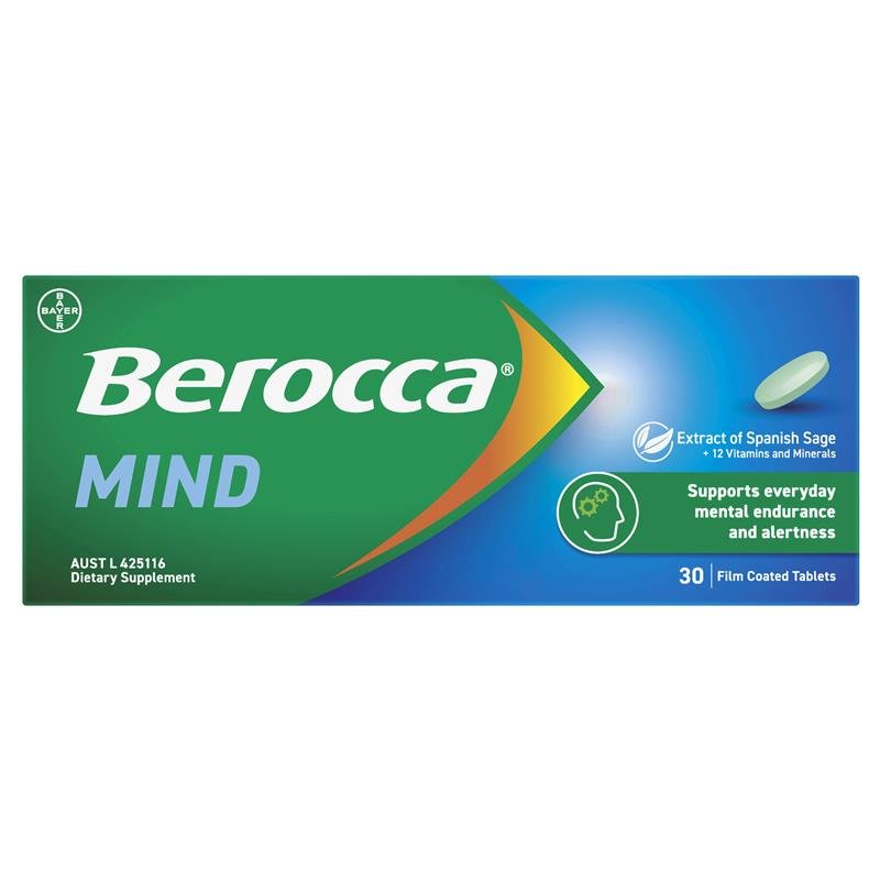 Berocca 鼠尾草专注配方 30片