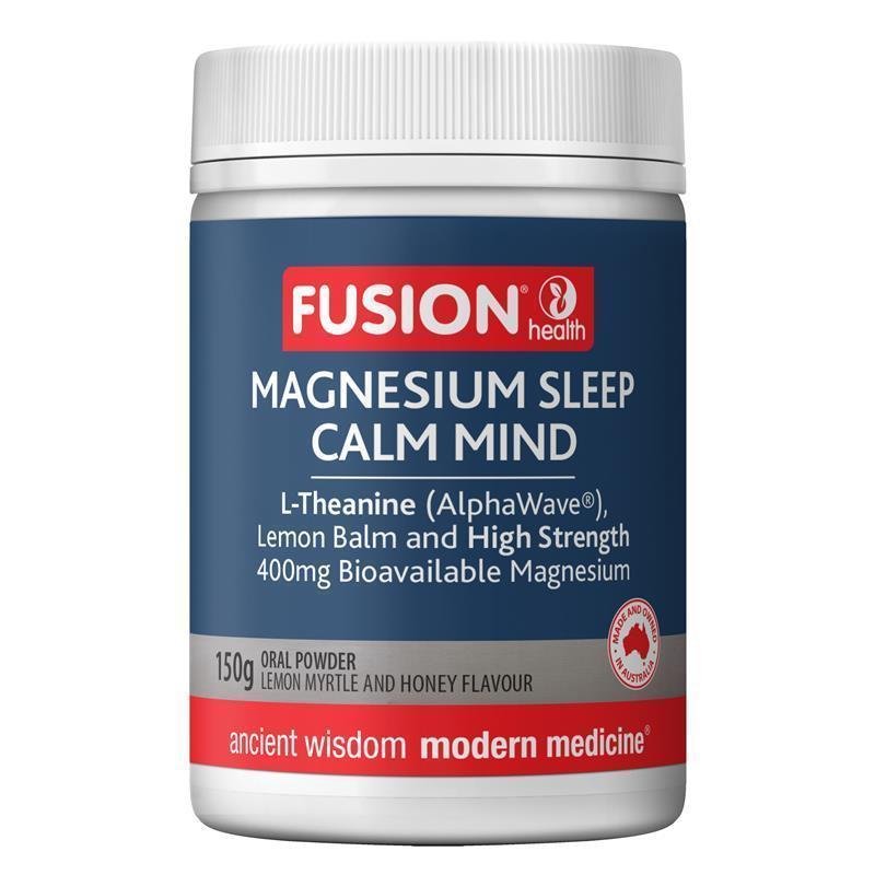 Fusion 镁助眠静心粉 柠檬香桃木蜂蜜味 150g