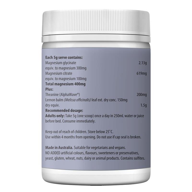 Fusion 镁助眠静心粉 柠檬香桃木蜂蜜味 150g