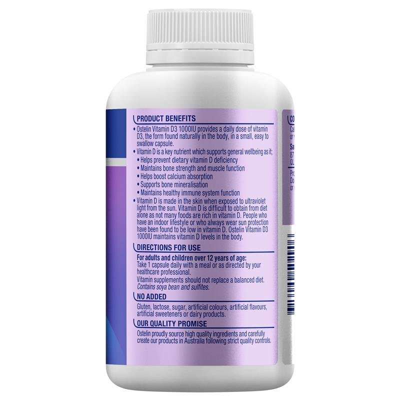 Ostelin 奥斯特林 维生素D3 1000IU 300粒