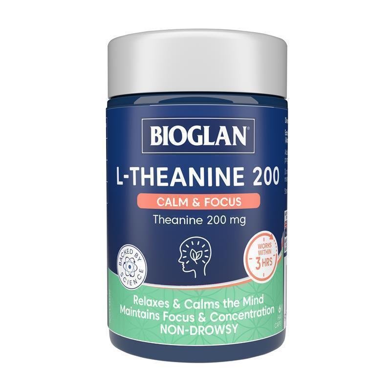 Bioglan L-茶氨酸 静心专注 60片