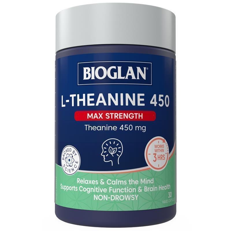 Bioglan L-茶氨酸 450 高效 30粒