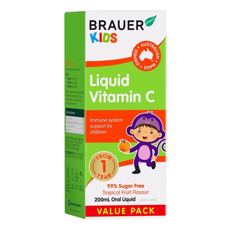 Brauer 儿童液体维生素C 200ml