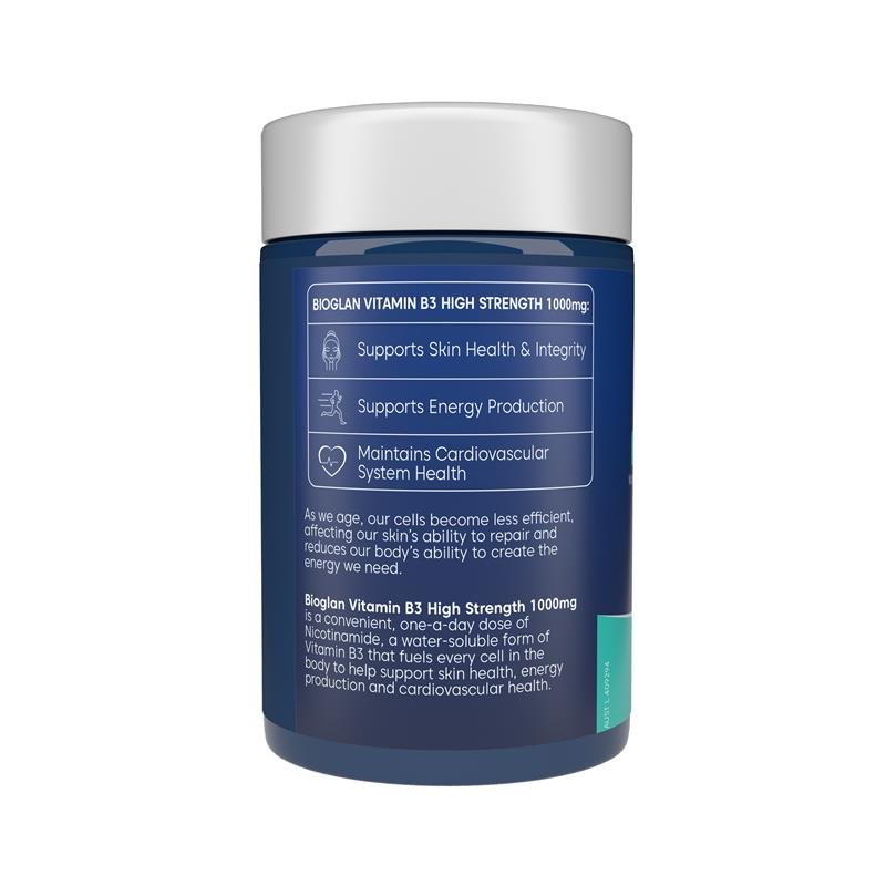 Bioglan 高浓度维生素B3 1000mg 60片