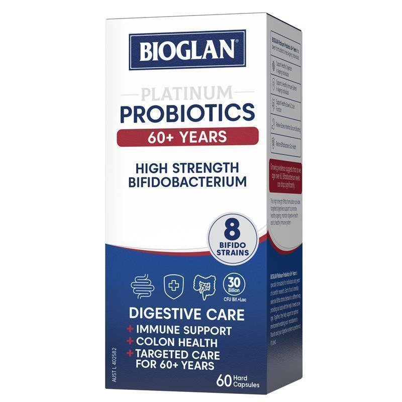 Bioglan 铂金益生菌 60+岁 60粒