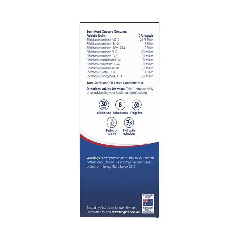 Bioglan 铂金益生菌 60+岁 60粒