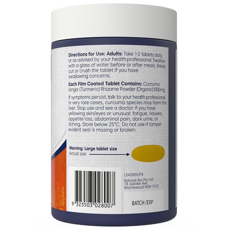 Bioglan 姜黄 1000mg 250片