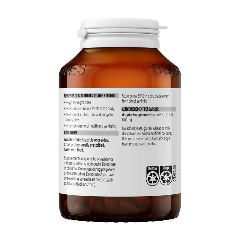 Blackmores 维生素E 1000IU 100粒