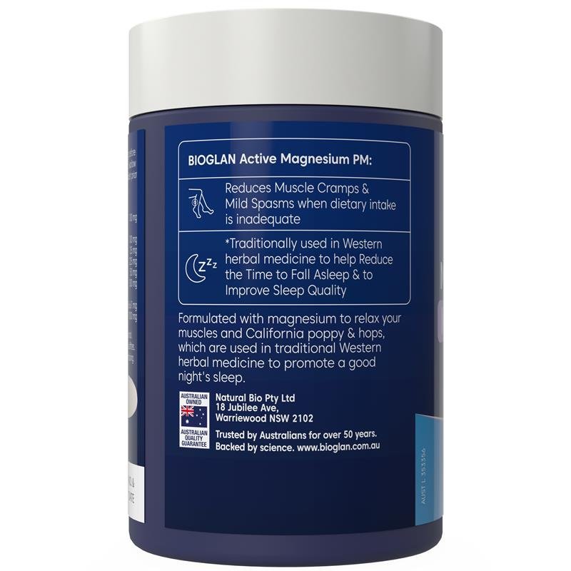 Bioglan 夜间舒眠镁 60片