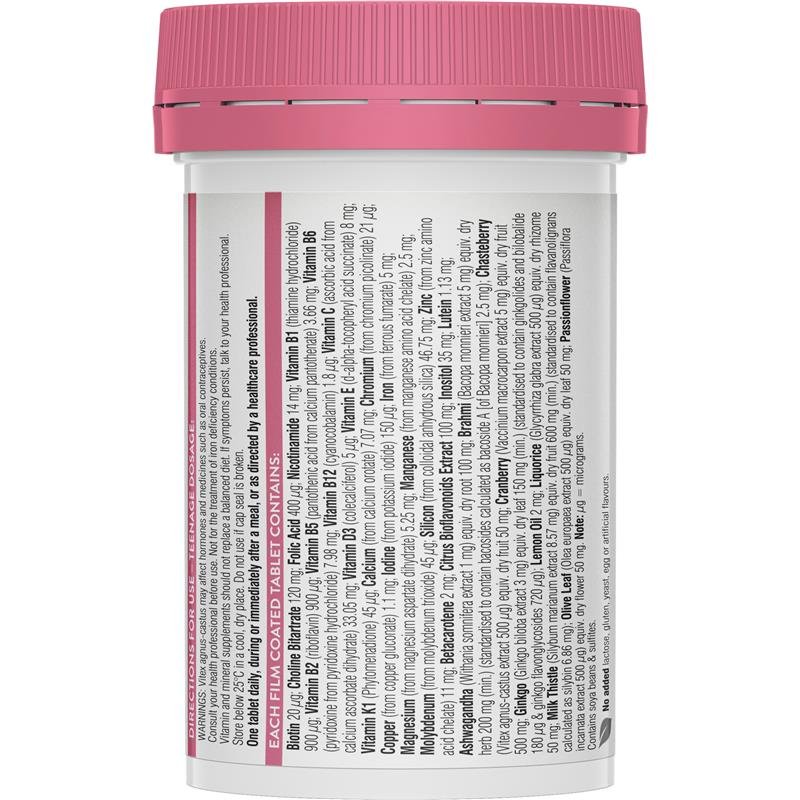 Swisse 青少年女士复合维生素 60片
