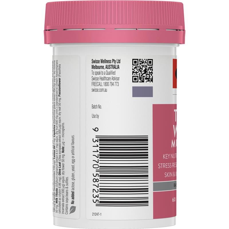 Swisse 青少年女士复合维生素 60片