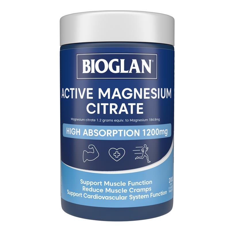 Bioglan 活性柠檬酸镁 200片