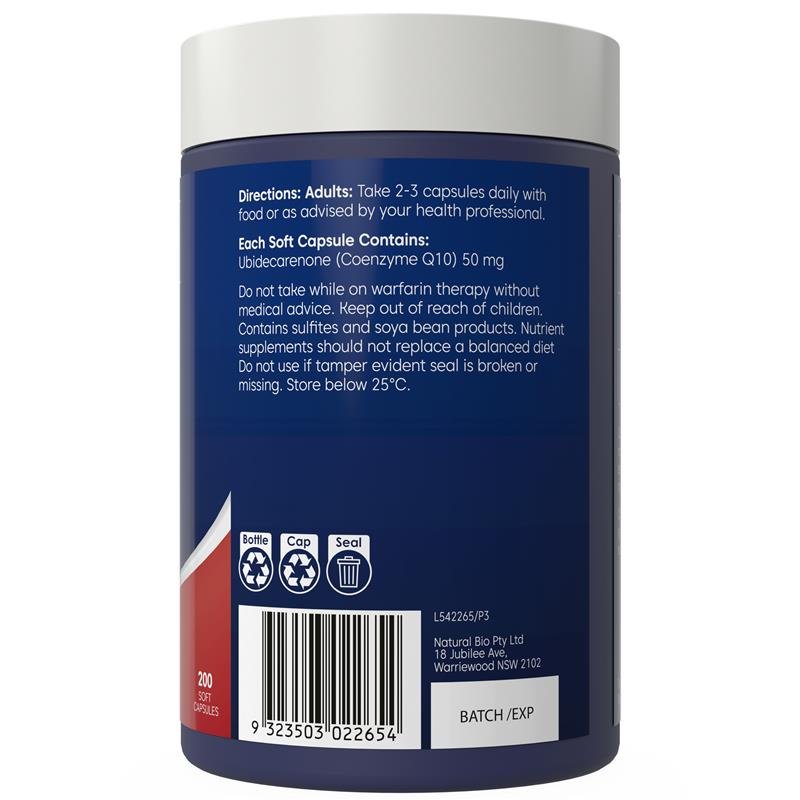 Bioglan 辅酶Q10 50mg 200粒