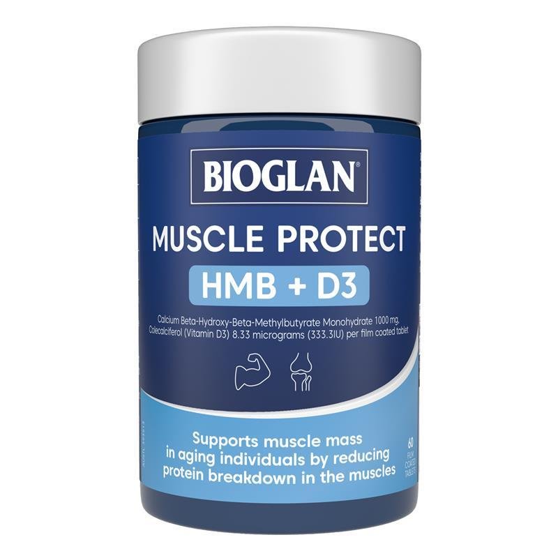 Bioglan 肌肉守护 HMB+维生素D3 60片