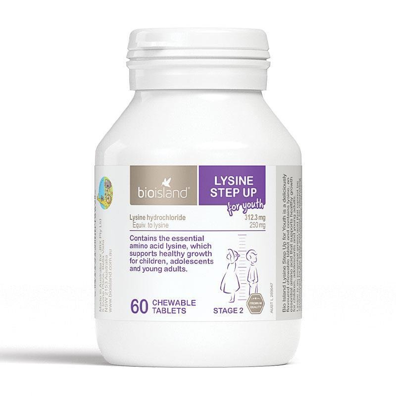 Bio Island 儿童赖氨酸增高咀嚼片 60片