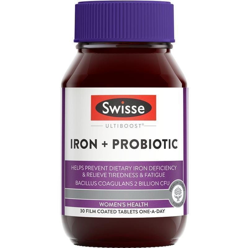 Swisse 斯维诗 铁+益生菌 30片