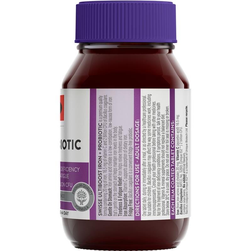 Swisse 斯维诗 铁+益生菌 30片