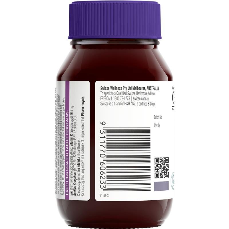 Swisse 斯维诗 铁+益生菌 30片