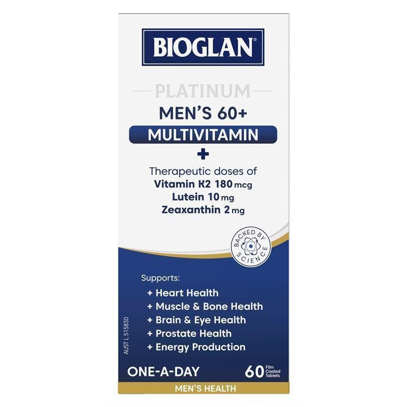 Bioglan 白金男士60+复合维生素 60片