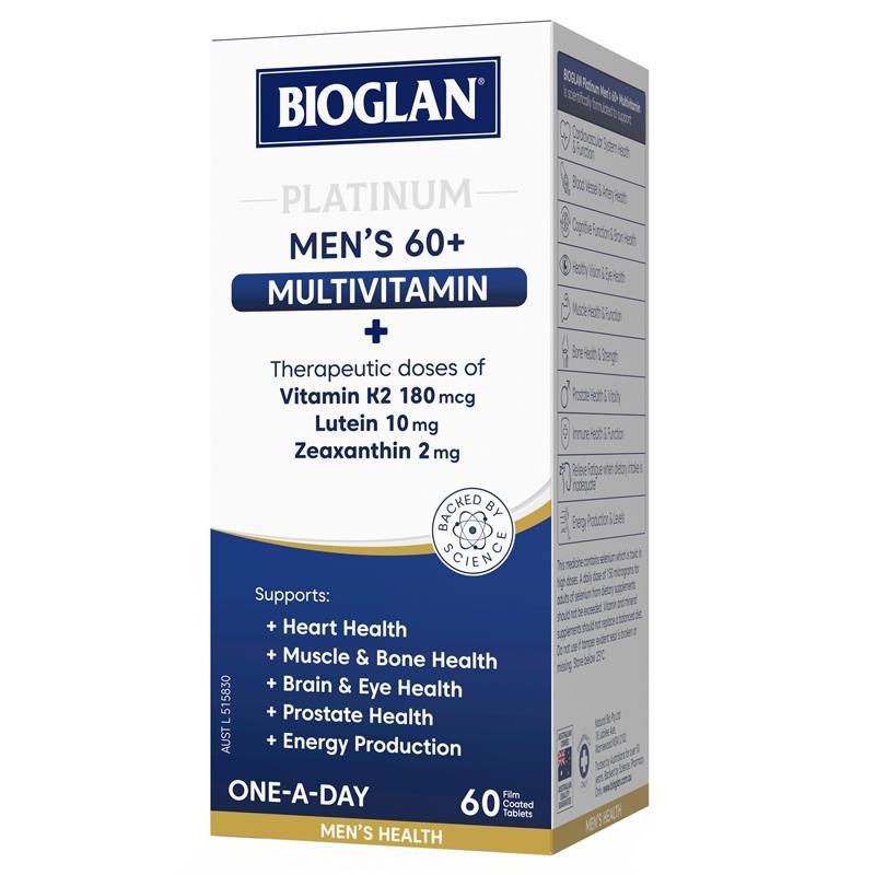 Bioglan 白金男士60+复合维生素 60片
