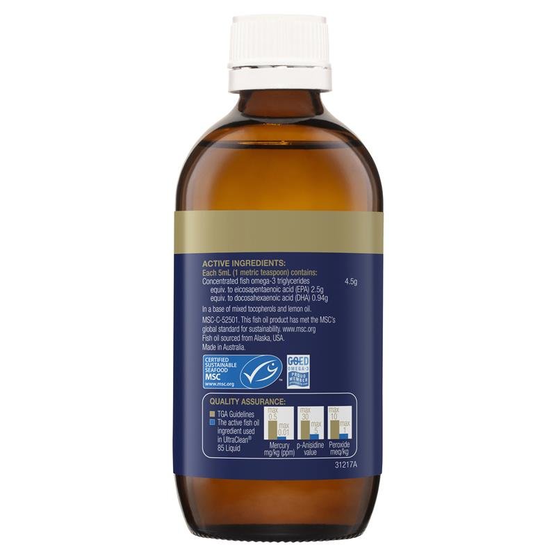 BioCeuticals UltraClean 85 鱼油液 200ml