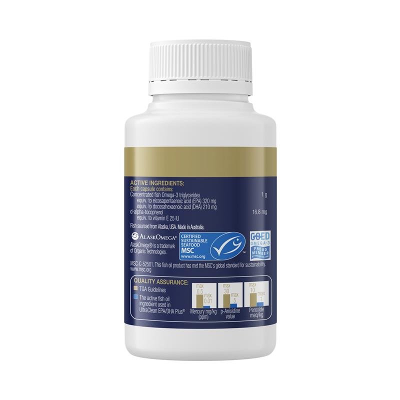 BioCeuticals 纯净鱼油 EPA/DHA Plus 60粒
