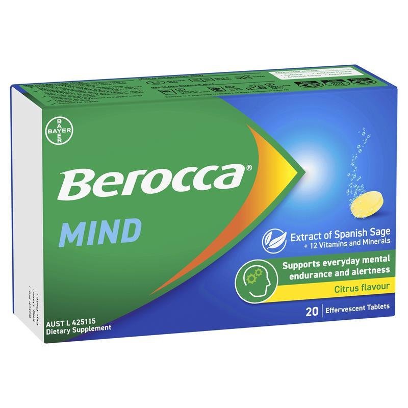 Berocca 脑活力 柑橘味 泡腾片 20片