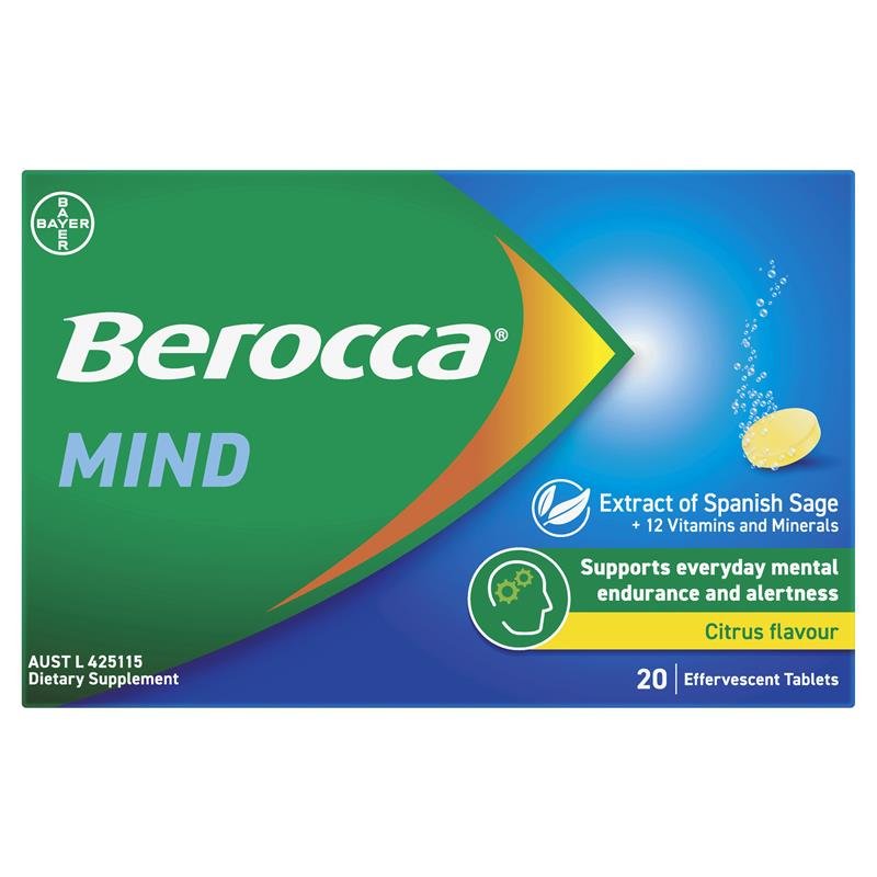 Berocca 脑活力 柑橘味 泡腾片 20片
