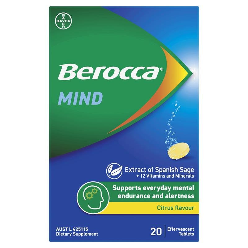Berocca 脑活力 柑橘味 泡腾片 20片