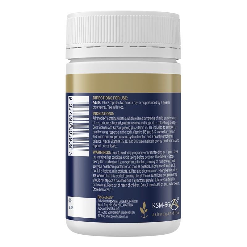BioCeuticals Adrenoplex 肾上腺支持 120粒