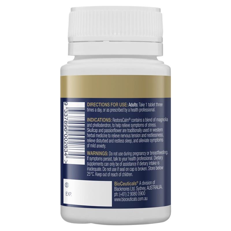 BioCeuticals RestoraCalm 舒缓安神 60片